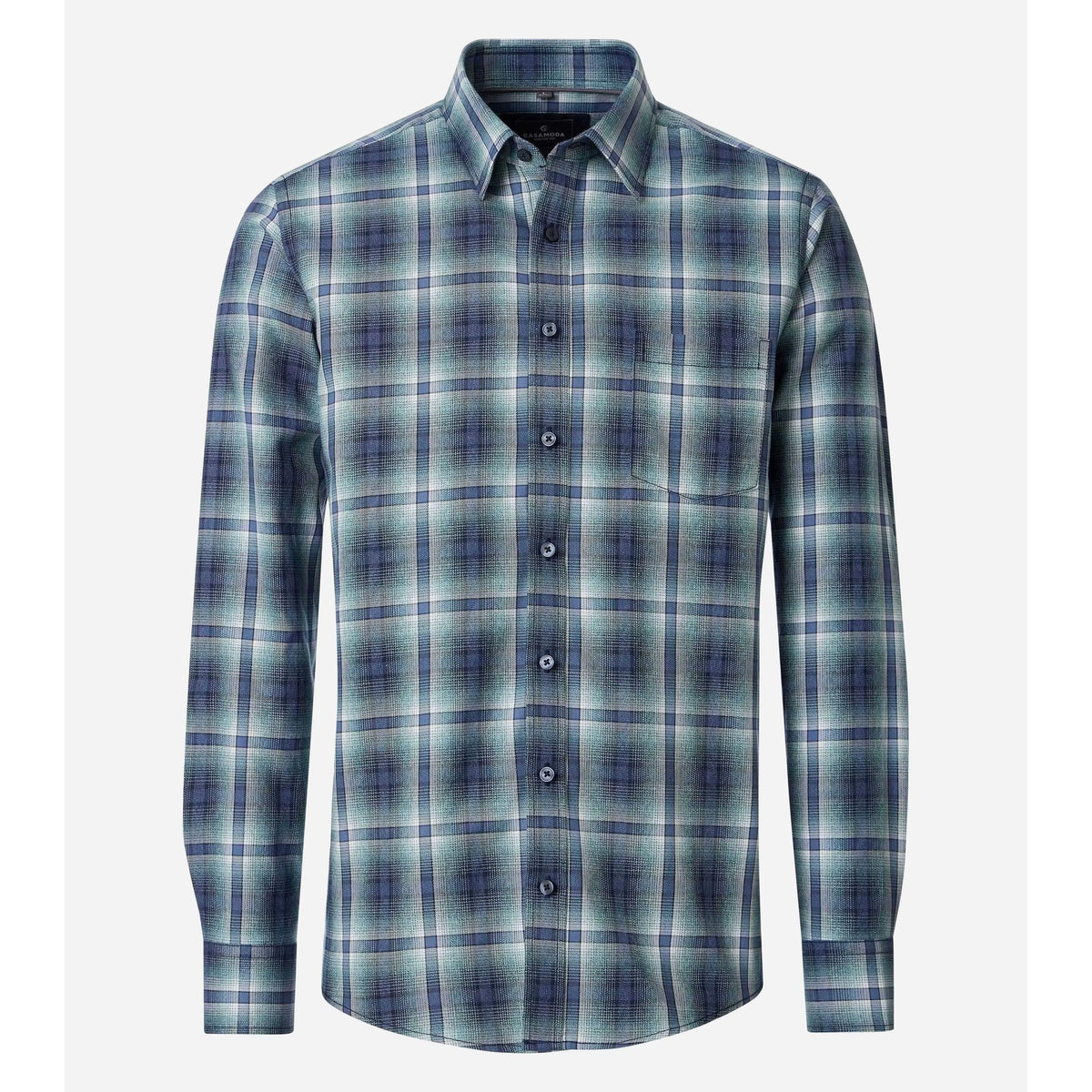 CASUAL FIT MILLED FINISH CHECK-MENS SHIRTS-CASA C MODA-JB Evans Fashions & Footwear