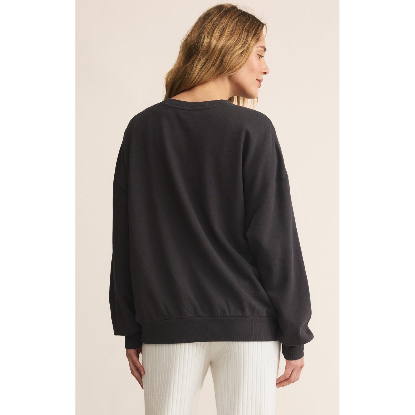 CELEBRATE SUNDAY SWEATSHIRT-LADIES LOUNGE & SLEEPWEAR-Z SUPPLY-JB Evans Fashions & Footwear