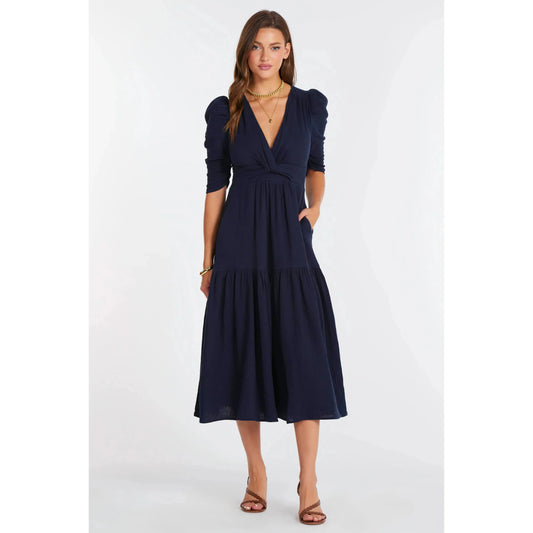 CELESTE GAUZE MAXI-LADIES DRESSES & JUMPERS-BISHOP & YOUNG-JB Evans Fashions & Footwear