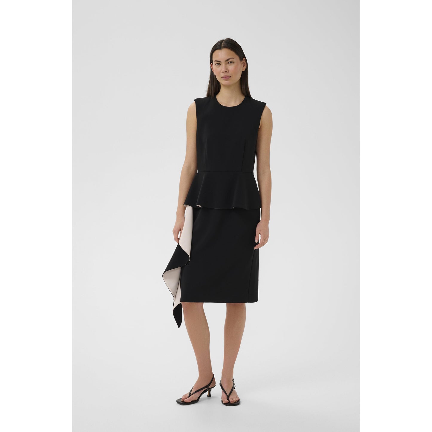 CHARLEENE FLOUNCE DRESS-LADIES DRESSES & JUMPERS-INWEAR-JB Evans Fashions & Footwear