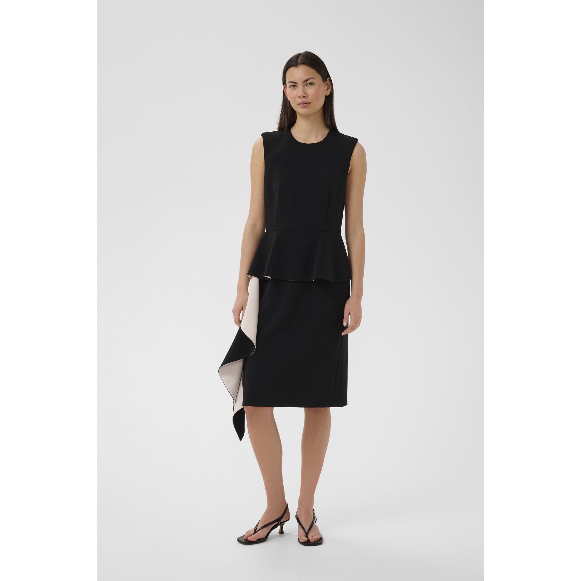 CHARLEENE FLOUNCE DRESS-LADIES DRESSES & JUMPERS-INWEAR-JB Evans Fashions & Footwear