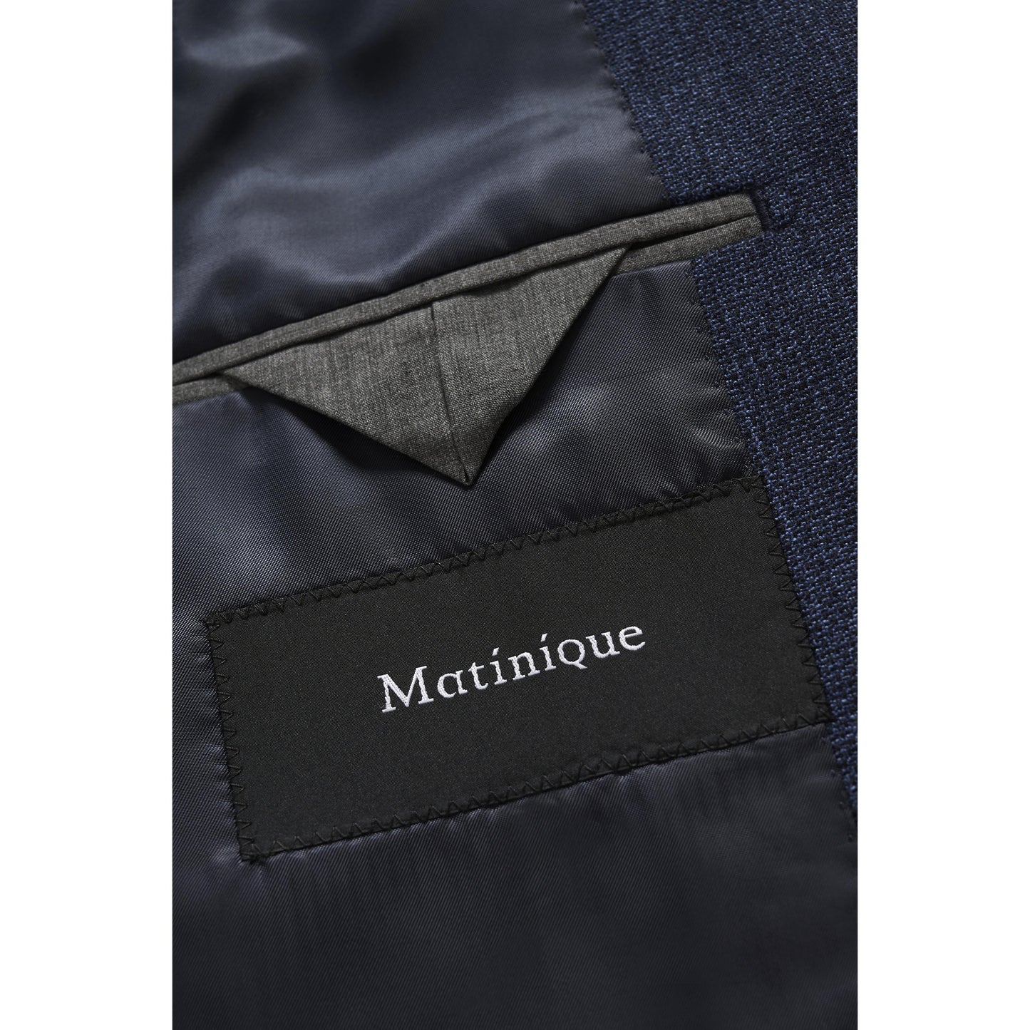 CHARLES TEXTURED KNIT BLAZER-MENS BLAZERS-MATINIQUE-JB Evans Fashions & Footwear