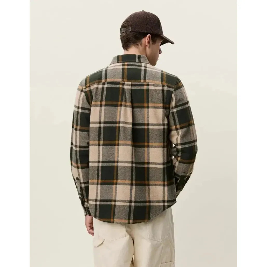CHECK FLANNEL SHIRT-MENS LIGHTWEIGHT COATS & JACKETS-LES DEUX-JB Evans Fashions & Footwear
