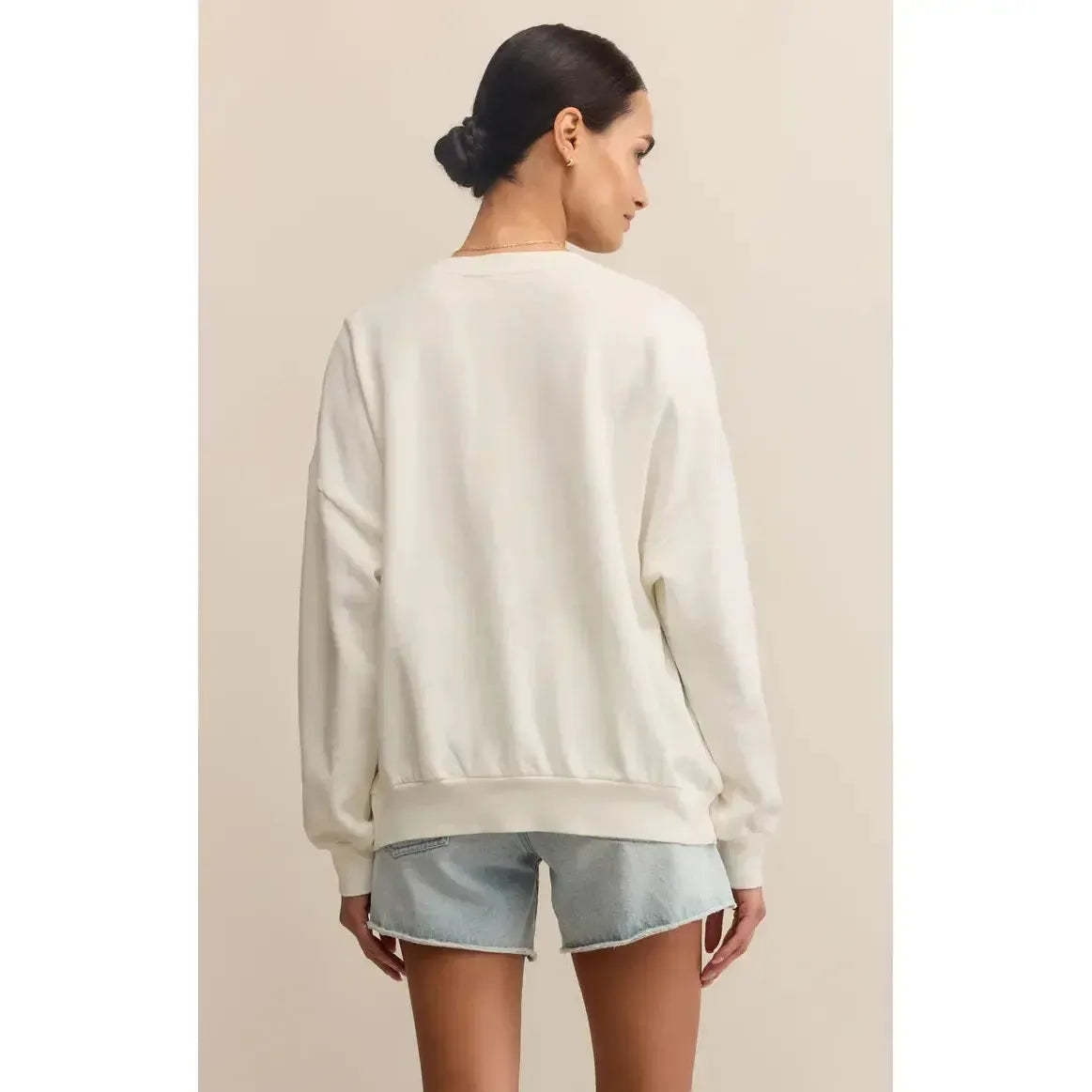 CHEERS SUNDAY SWEATSHIRT-LADIES LOUNGE & SLEEPWEAR-Z SUPPLY-JB Evans Fashions & Footwear