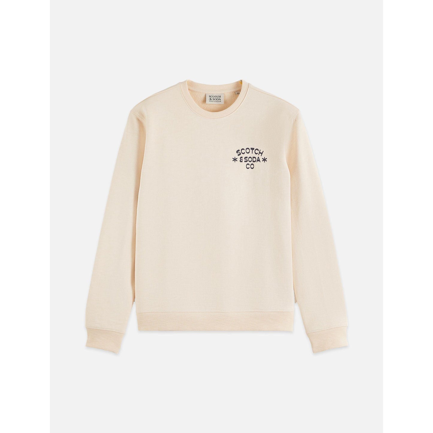 CHEST LOGO REGULAR FIT SWEATSHIRT-MENS SWEATERS & KNITS-SCOTCH & SODA-JB Evans Fashions & Footwear