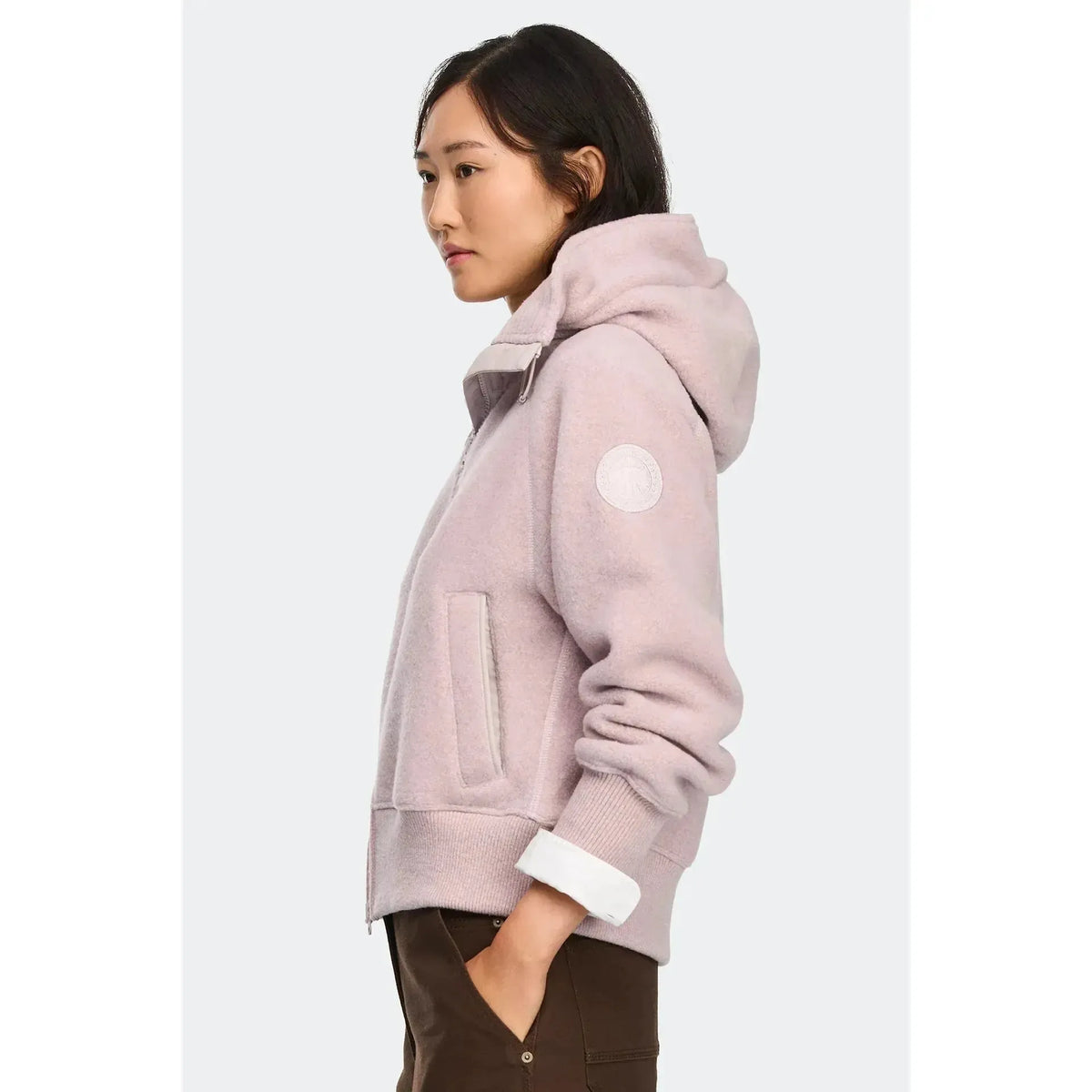 CHILLIWACK FLEECE BOMBER-LADIES LIGHTWEIGHT COATS & JACKETS-CANADA GOOSE-JB Evans Fashions & Footwear