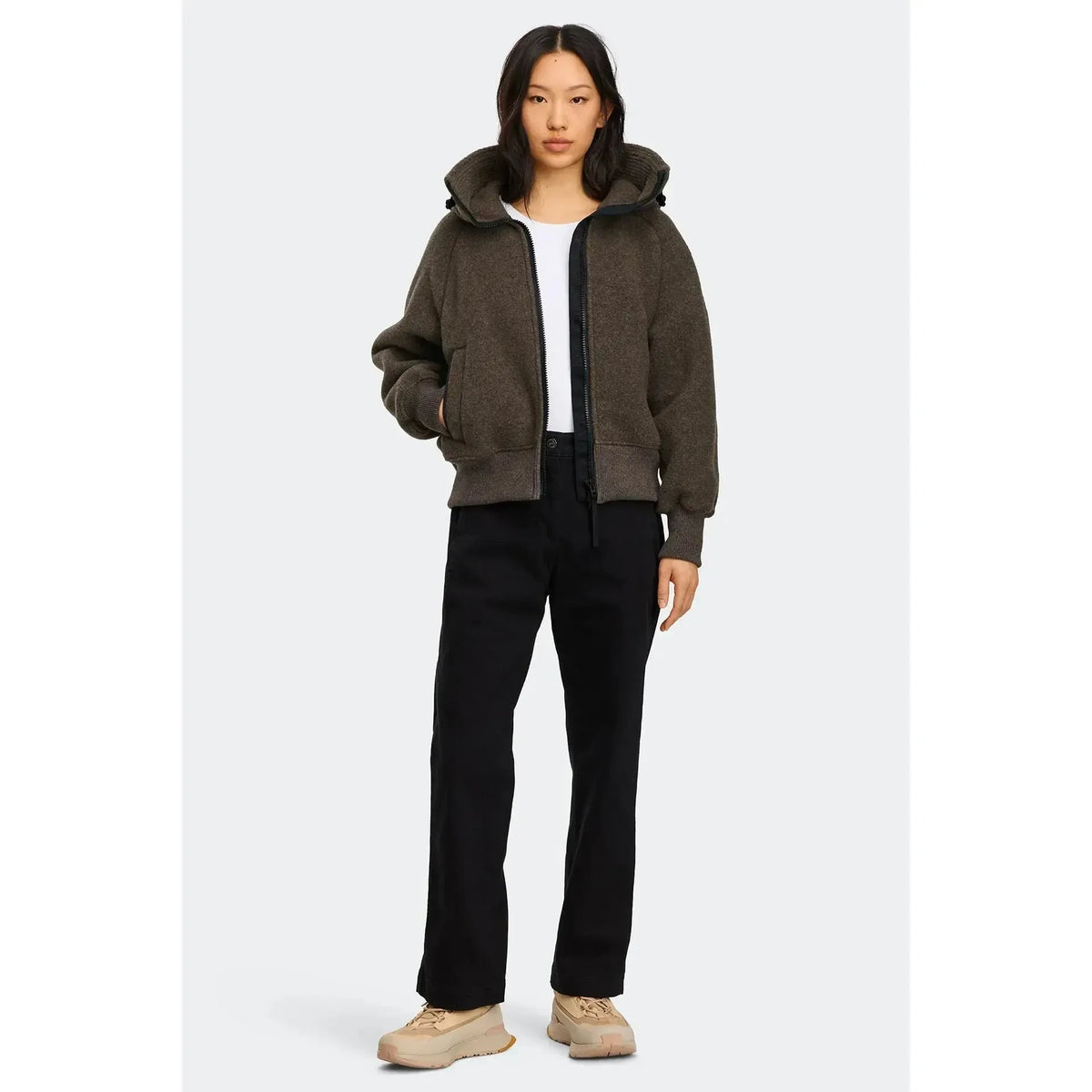 CHILLIWACK FLEECE BOMBER-LADIES LIGHTWEIGHT COATS & JACKETS-CANADA GOOSE-JB Evans Fashions & Footwear