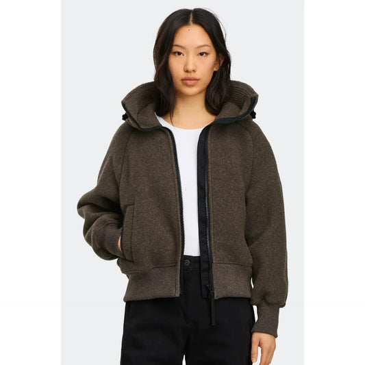 CHILLIWACK FLEECE BOMBER-LADIES LIGHTWEIGHT COATS & JACKETS-CANADA GOOSE-JB Evans Fashions & Footwear
