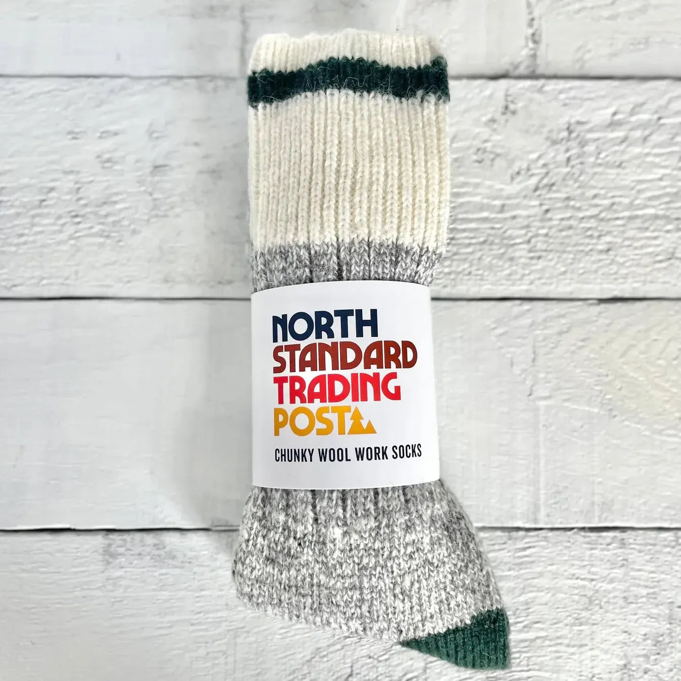 CHUNKY WOOL WORK SOCK-SOCKS-NORTH STANDARD TRADING POST-JB Evans Fashions & Footwear