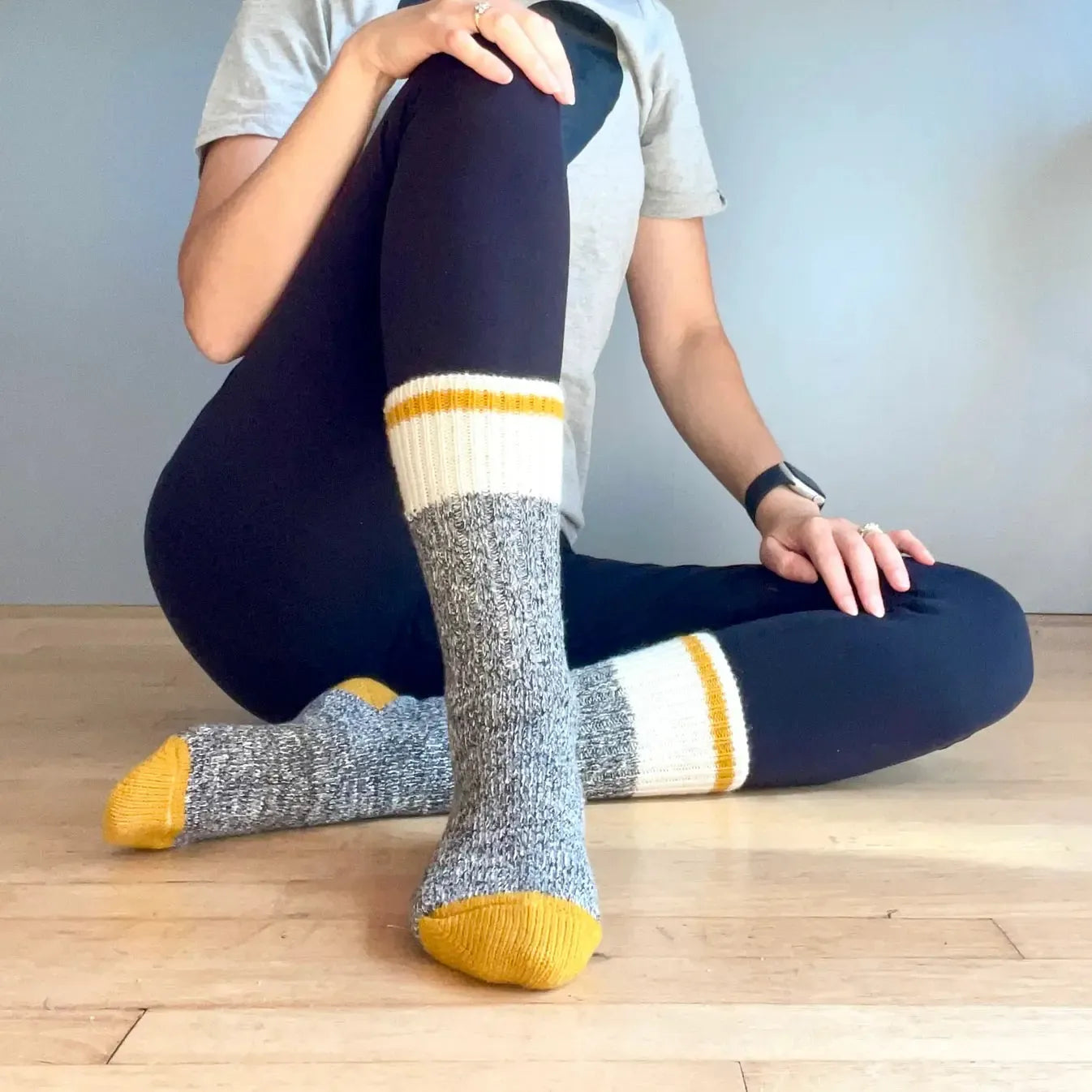 CHUNKY WOOL WORK SOCK-SOCKS-NORTH STANDARD TRADING POST-JB Evans Fashions & Footwear