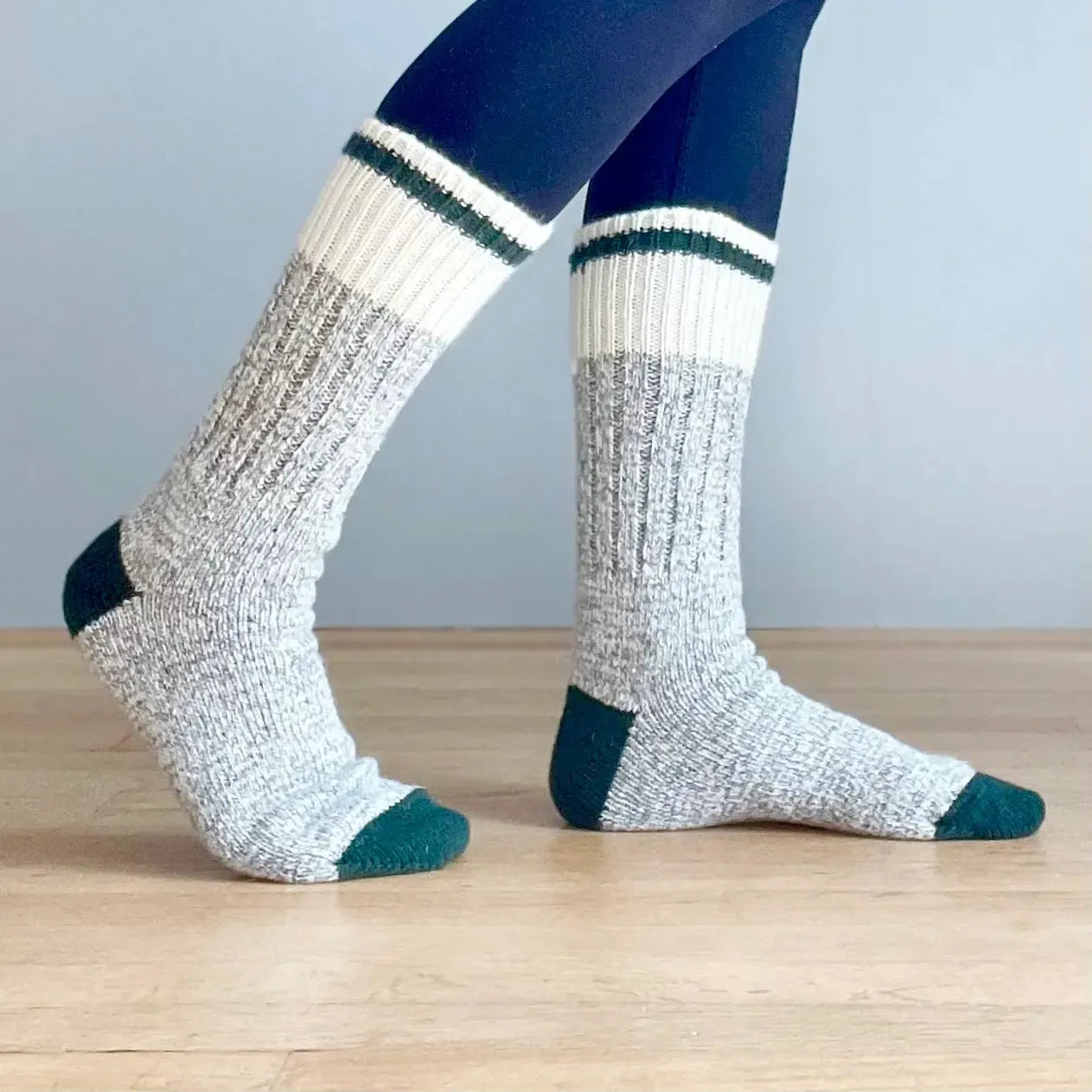 CHUNKY WOOL WORK SOCK-SOCKS-NORTH STANDARD TRADING POST-JB Evans Fashions & Footwear