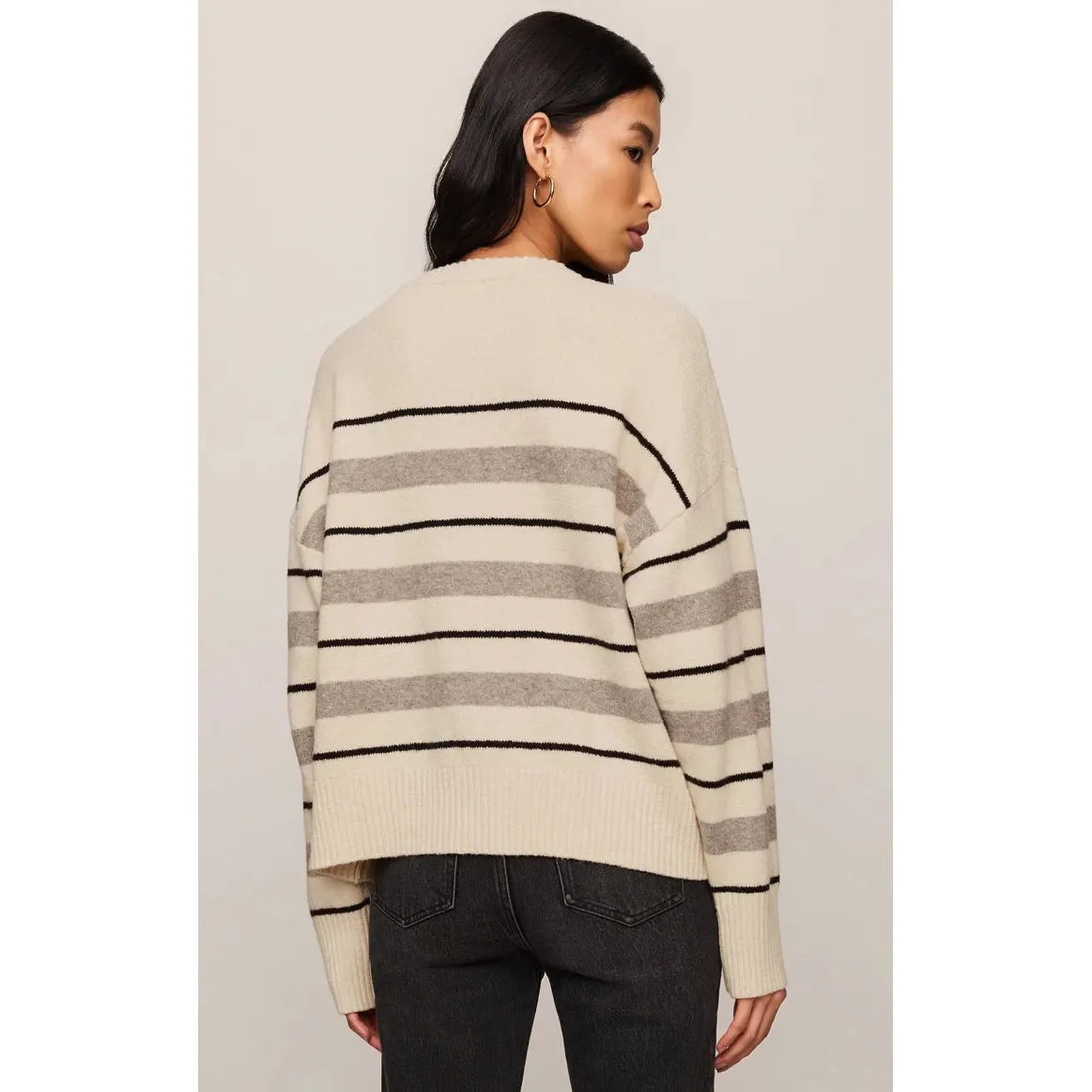CIRRUS STRIPE SWEATER