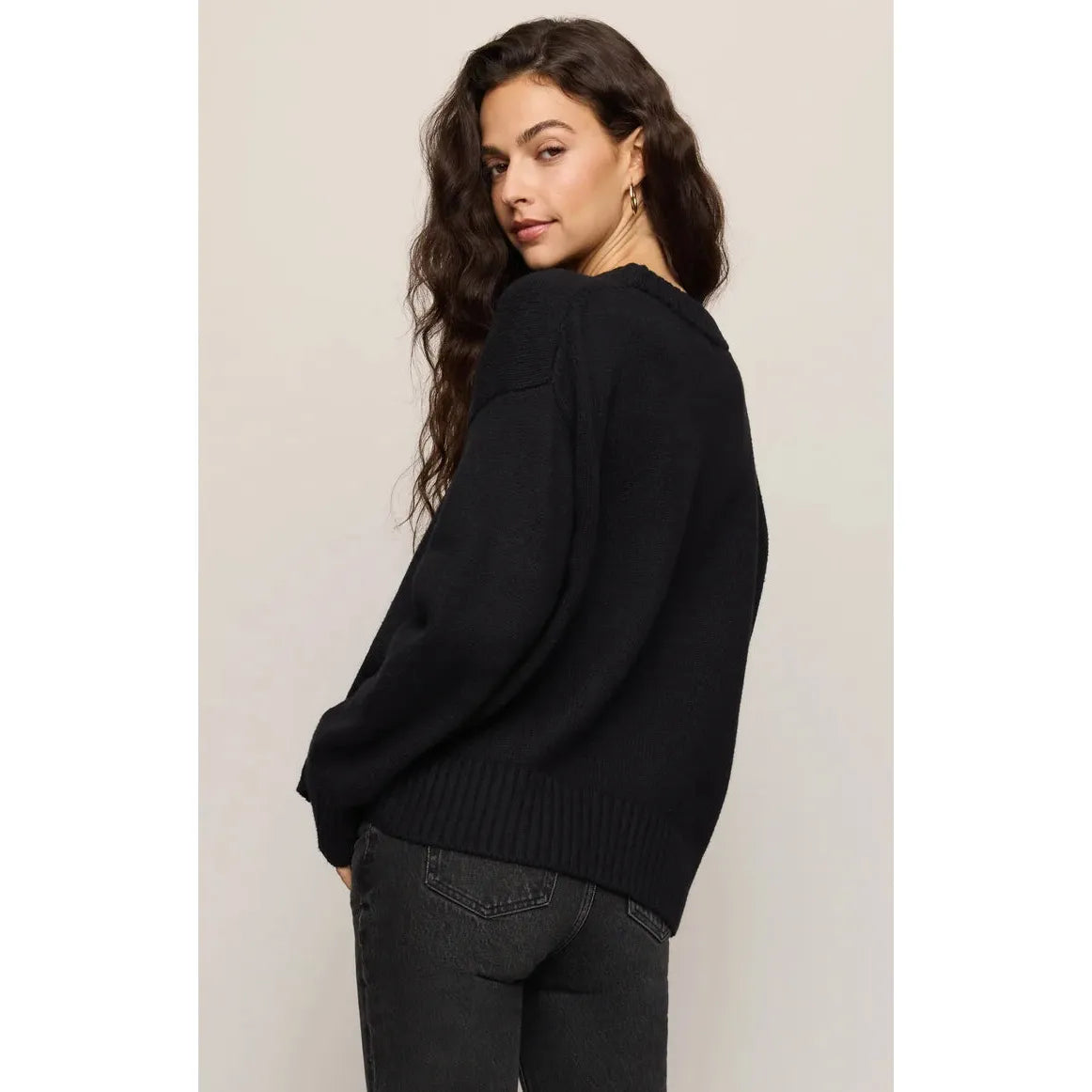 CLOUD SPUN SHAPED CREW SWEATER-LADIES SWEATERS & KNITS-Z SUPPLY-JB Evans Fashions & Footwear