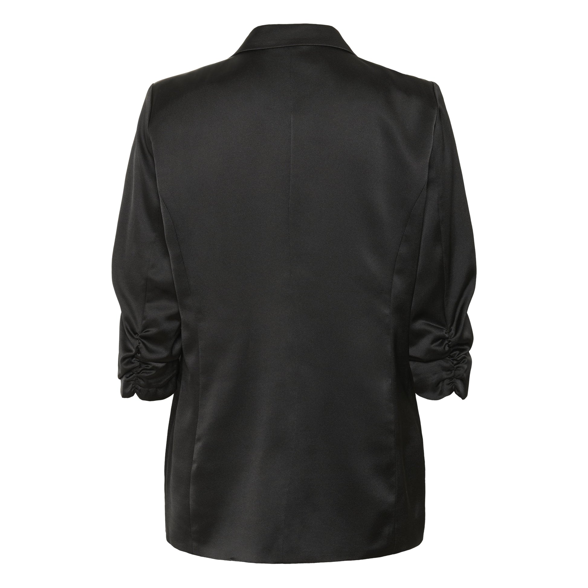 COCAMIA 3/4 SL SATEEN BLAZER-LADIES BLAZERS-CREAM-JB Evans Fashions & Footwear