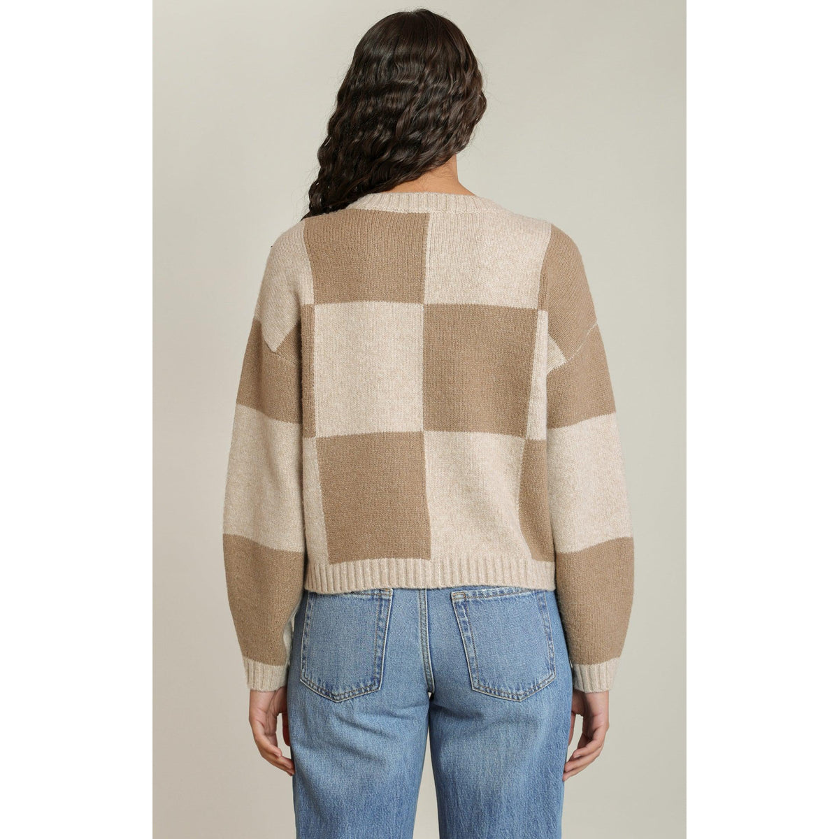 COLOURBLOCK CARDIGAN-LADIES SWEATERS & KNITS-DEX-JB Evans Fashions & Footwear