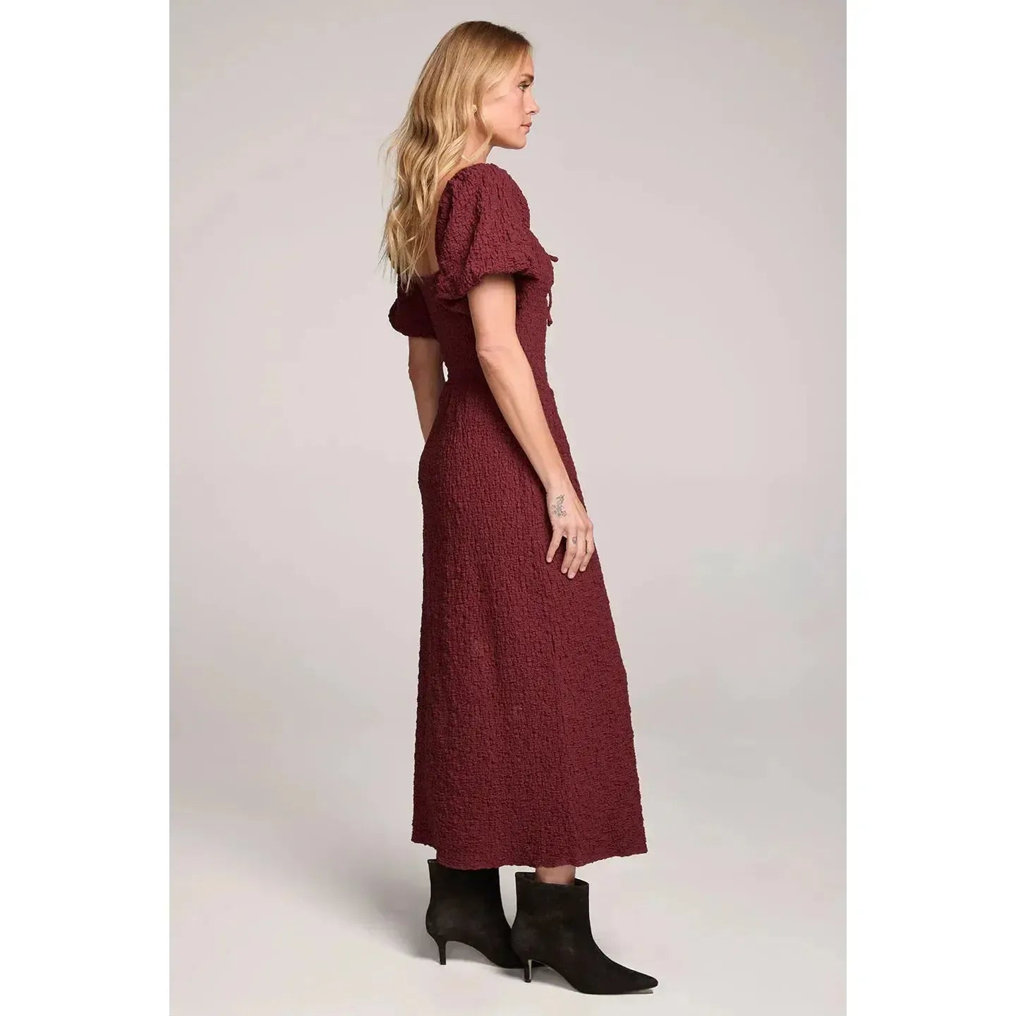 COLYN MIDI DRESS-LADIES DRESSES & JUMPERS-SALTWATER-JB Evans Fashions & Footwear