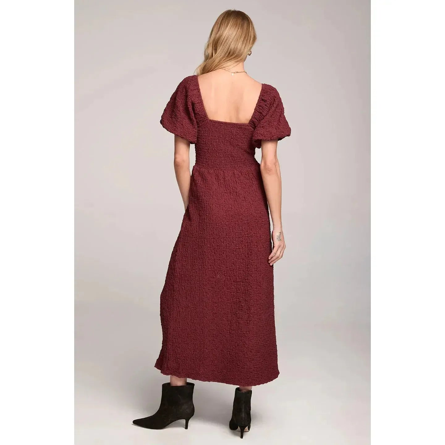 COLYN MIDI DRESS-LADIES DRESSES & JUMPERS-SALTWATER-JB Evans Fashions & Footwear