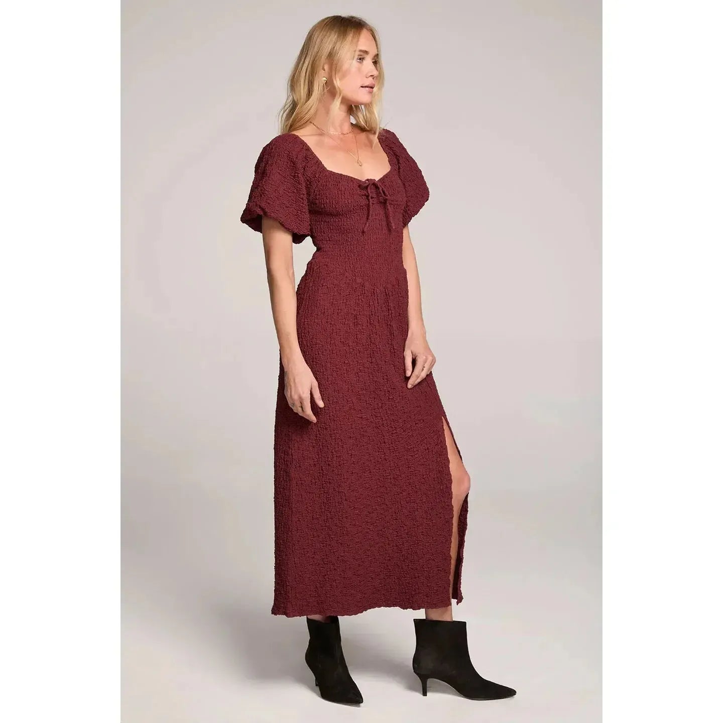 COLYN MIDI DRESS-LADIES DRESSES & JUMPERS-SALTWATER-JB Evans Fashions & Footwear