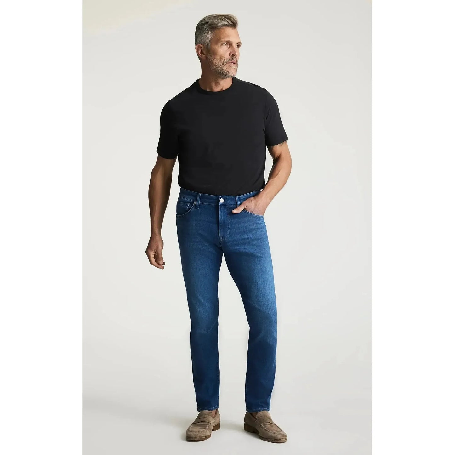 COOL DARK BRUSHED ORGANIC ULTRA-MENS DENIM-34 HERITAGE-JB Evans Fashions & Footwear