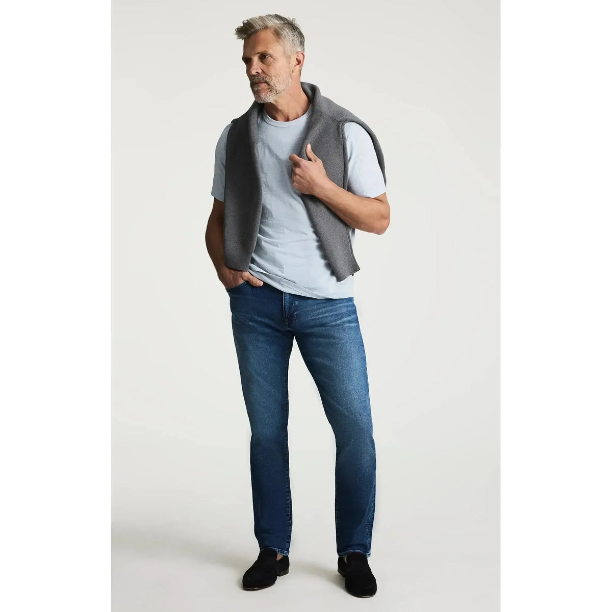 COOL MID BRUSHED VINTAGE-MENS DENIM-34 HERITAGE-JB Evans Fashions & Footwear