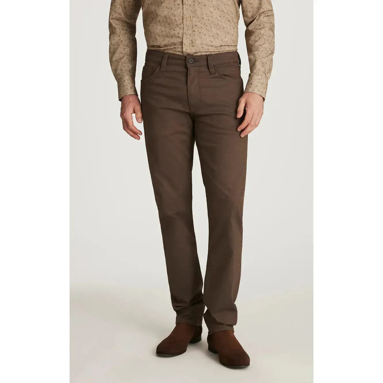 COUARGE ESPRESSO COOLMAX-MENS PANTS-34 HERITAGE-JB Evans Fashions & Footwear