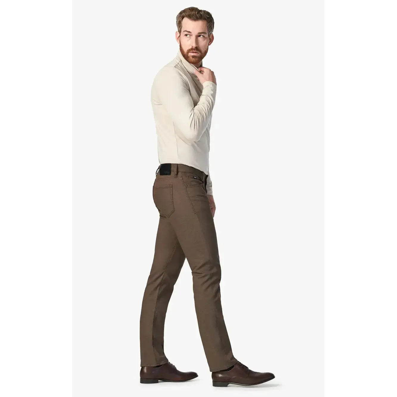 COUARGE ESPRESSO COOLMAX-MENS PANTS-34 HERITAGE-JB Evans Fashions & Footwear