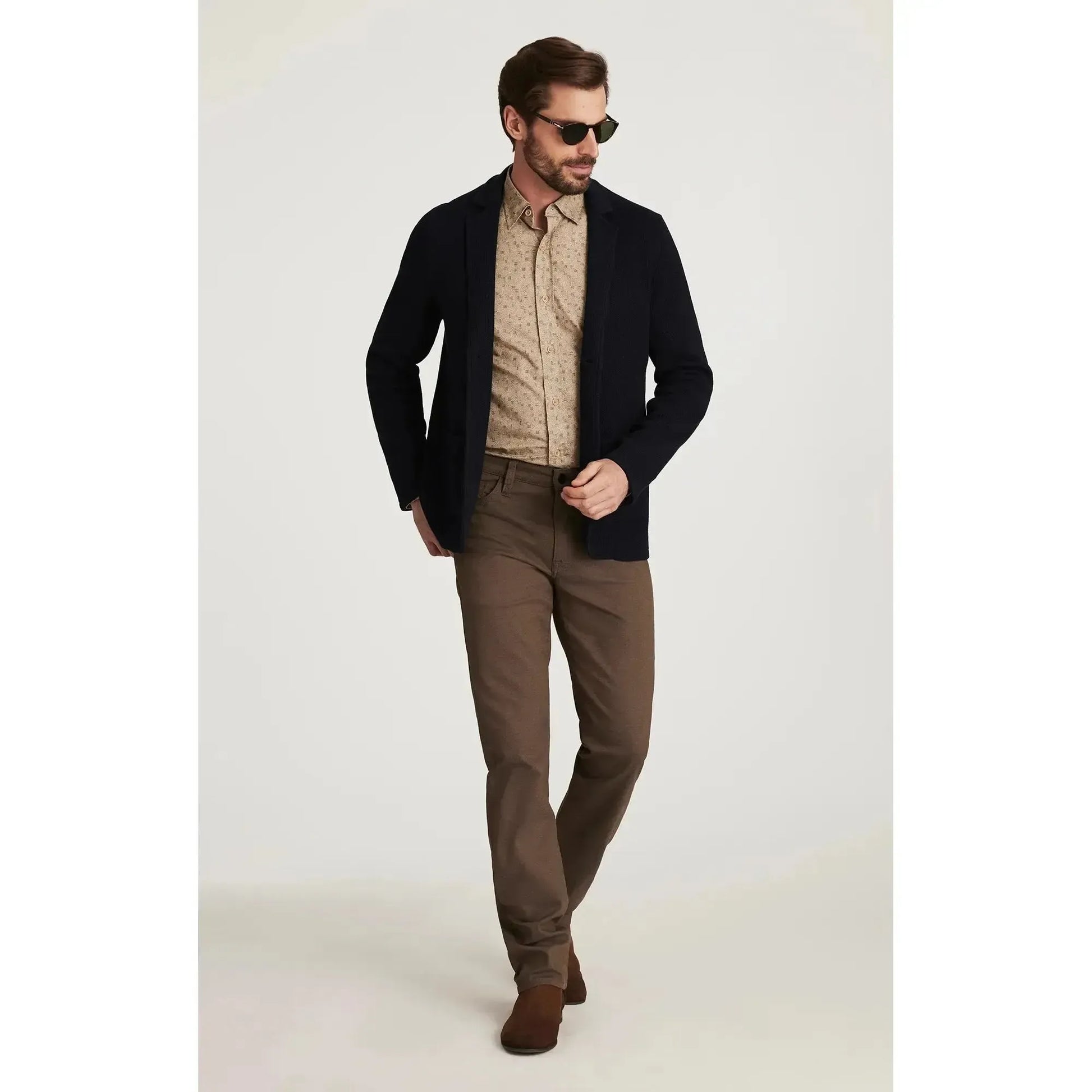 COUARGE ESPRESSO COOLMAX-MENS PANTS-34 HERITAGE-JB Evans Fashions & Footwear