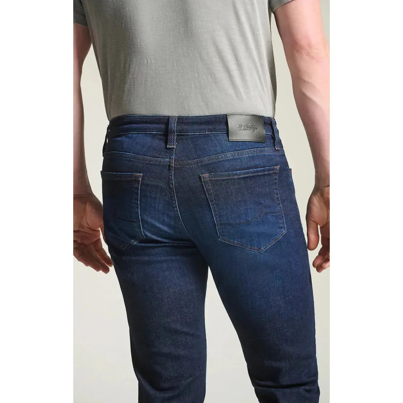 COURAGE RINSE BRUSHED VINTAGE-MENS DENIM-34 HERITAGE-JB Evans Fashions & Footwear