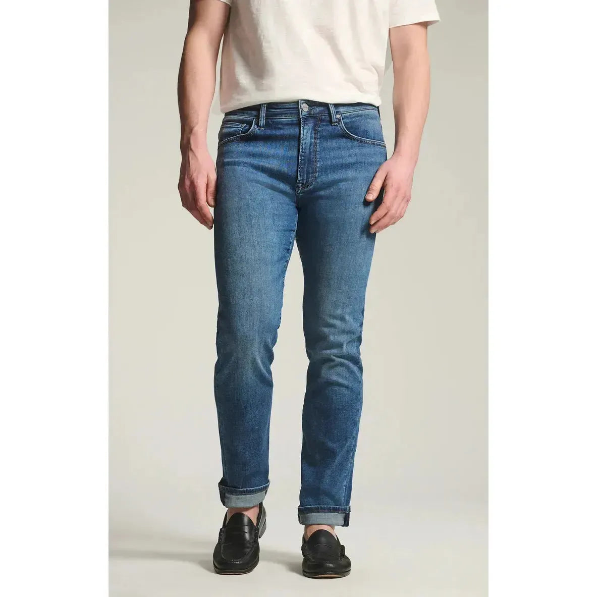 COURAGE USED BRUSHED ORGANIC ULTRA-MENS DENIM-34 HERITAGE-JB Evans Fashions & Footwear