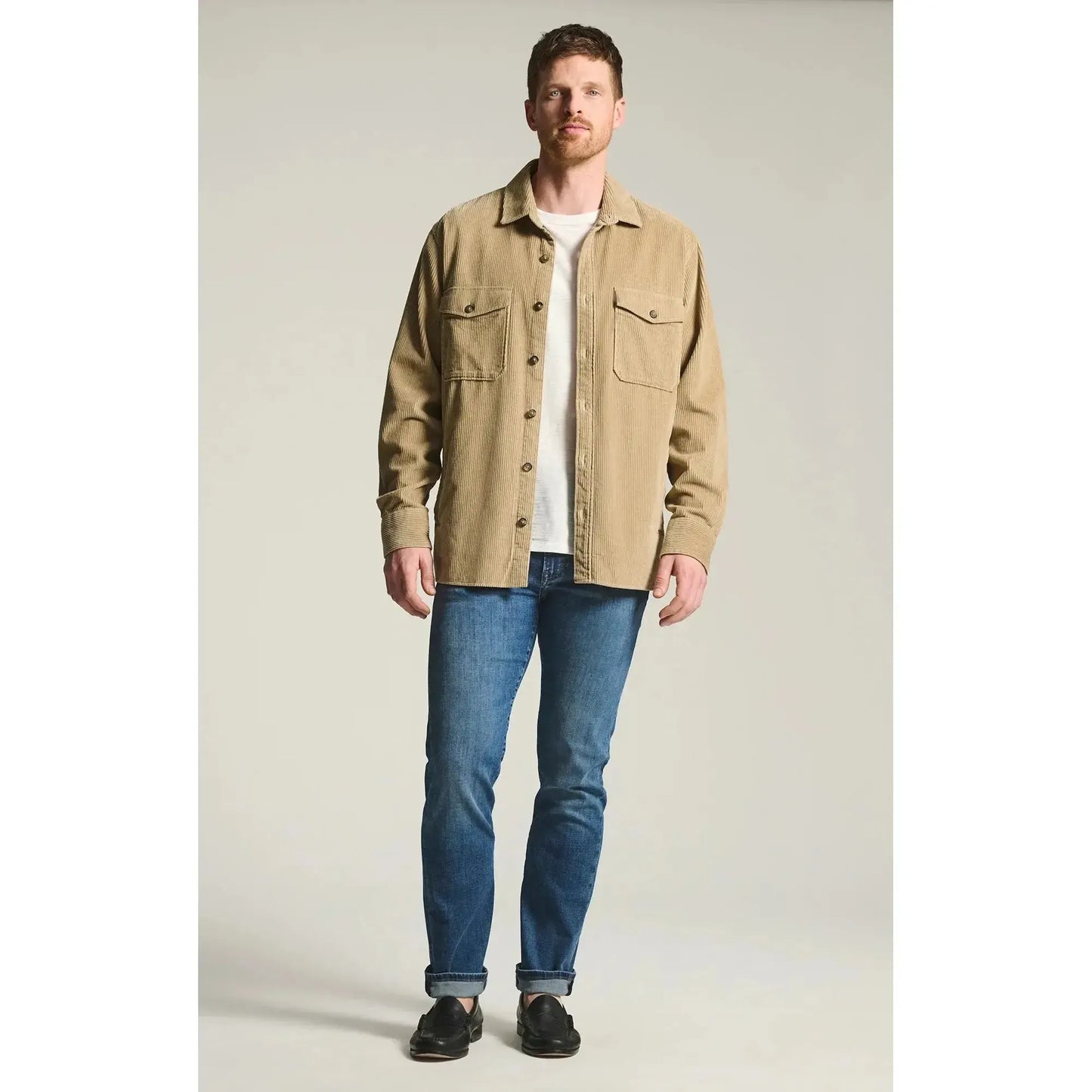 COURAGE USED BRUSHED ORGANIC ULTRA-MENS DENIM-34 HERITAGE-JB Evans Fashions & Footwear