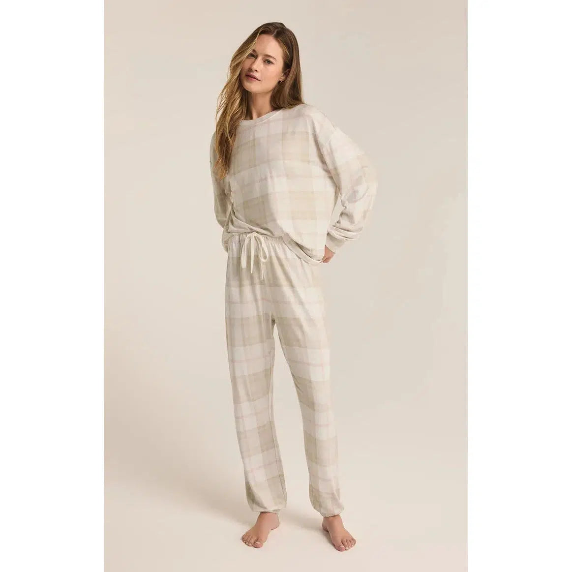 COZY PLAID SET-LADIES LOUNGE & SLEEPWEAR-Z SUPPLY-JB Evans Fashions & Footwear