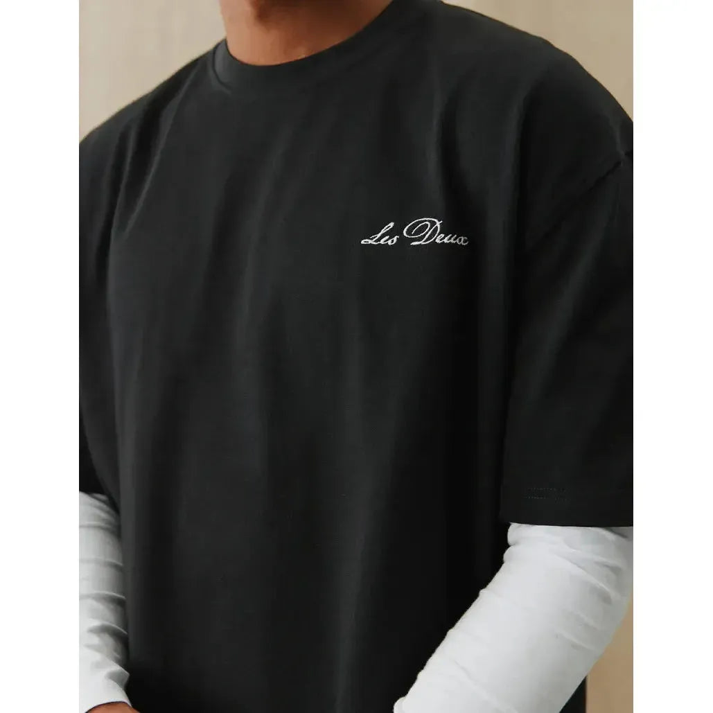 CREW T-SHIRT-MENS T-SHIRTS & POLO'S-LES DEUX-JB Evans Fashions & Footwear
