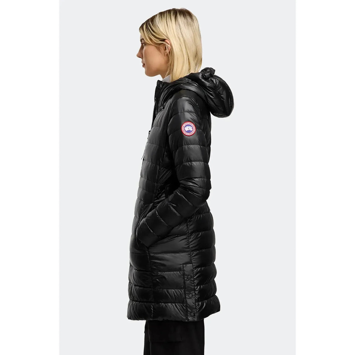 CYPRESS HOODED JACKET - BLACK-LADIES LIGHTWEIGHT COATS & JACKETS-CANADA GOOSE-JB Evans Fashions & Footwear