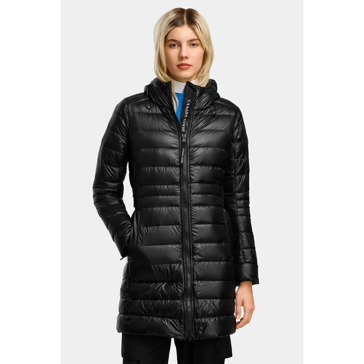 CYPRESS HOODED JACKET - BLACK-LADIES LIGHTWEIGHT COATS & JACKETS-CANADA GOOSE-JB Evans Fashions & Footwear