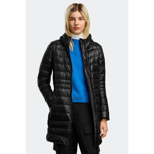 CYPRESS HOODED JACKET - BLACK-LADIES LIGHTWEIGHT COATS & JACKETS-CANADA GOOSE-JB Evans Fashions & Footwear