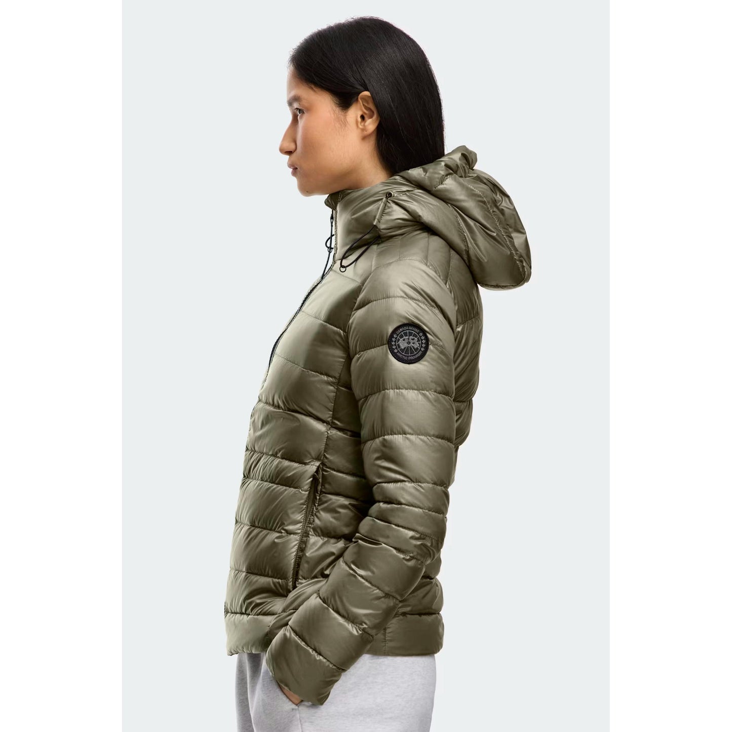 CYPRESS HOODIE - BLACK DISC-LADIES LIGHTWEIGHT COATS & JACKETS-CANADA GOOSE-JB Evans Fashions & Footwear