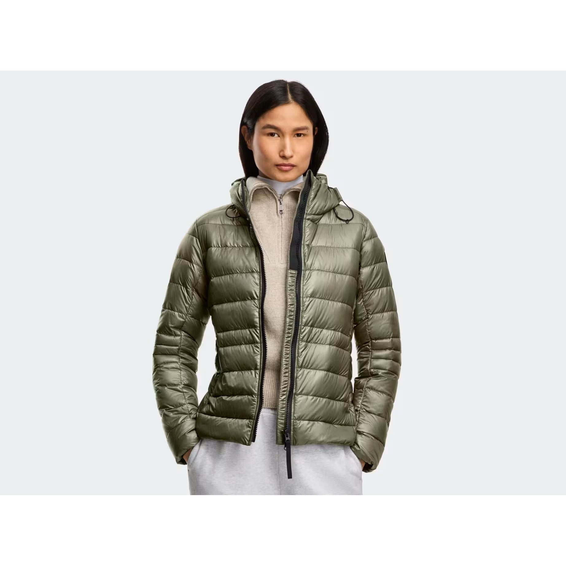 CYPRESS HOODIE - BLACK DISC-LADIES LIGHTWEIGHT COATS & JACKETS-CANADA GOOSE-JB Evans Fashions & Footwear