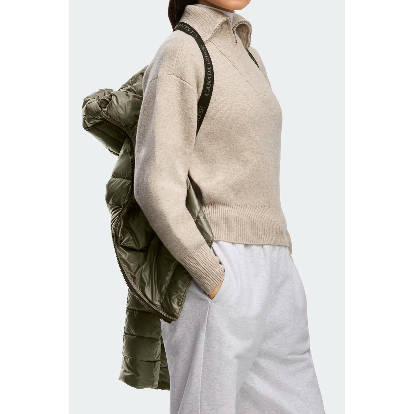 CYPRESS HOODIE - BLACK DISC-LADIES LIGHTWEIGHT COATS & JACKETS-CANADA GOOSE-JB Evans Fashions & Footwear
