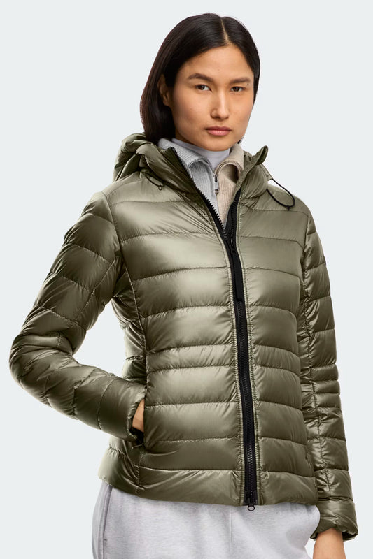 CYPRESS HOODIE - BLACK DISC-LADIES LIGHTWEIGHT COATS & JACKETS-CANADA GOOSE-JB Evans Fashions & Footwear