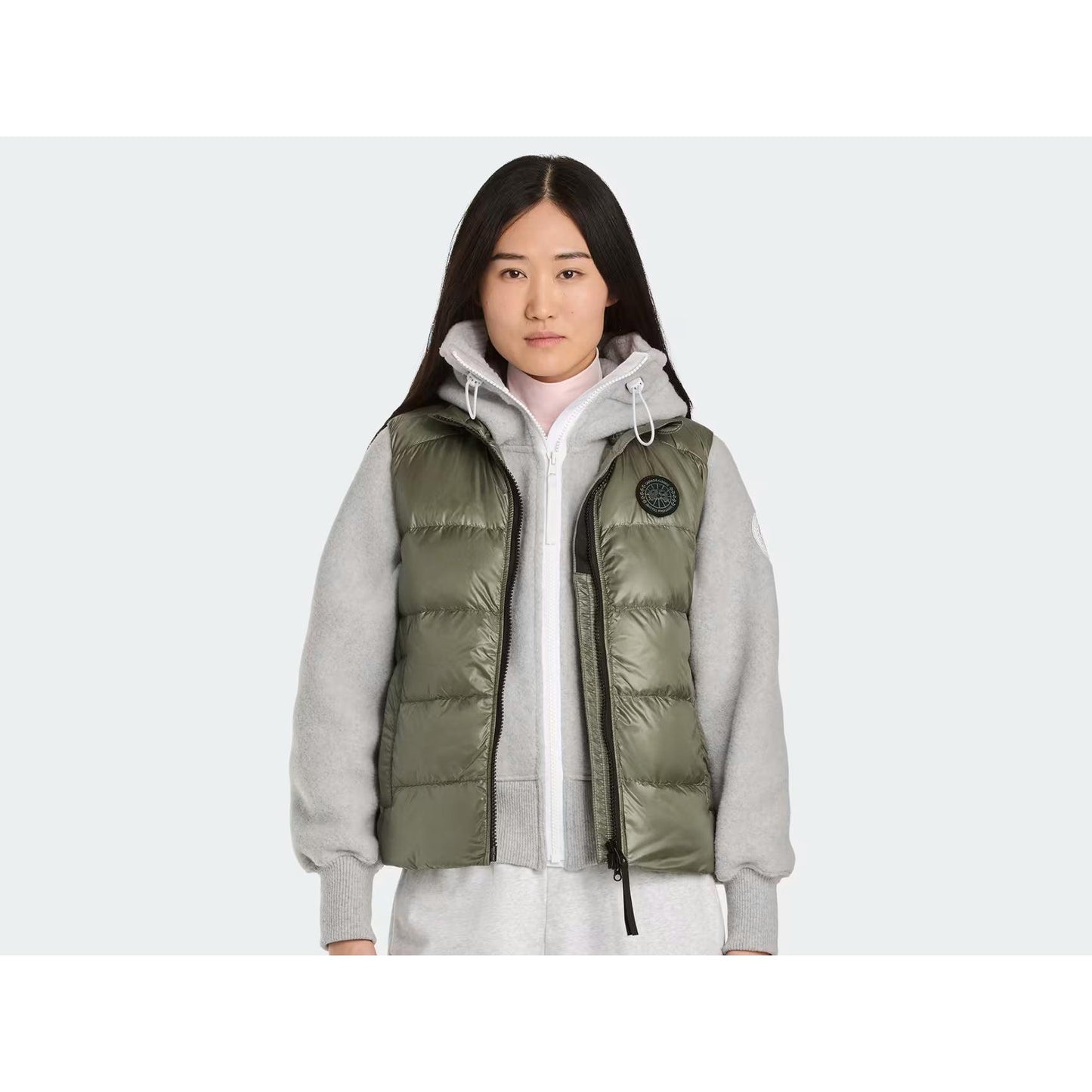 CYPRESS VEST - BLACK DISC-LADIES LIGHTWEIGHT COATS & JACKETS-CANADA GOOSE-JB Evans Fashions & Footwear