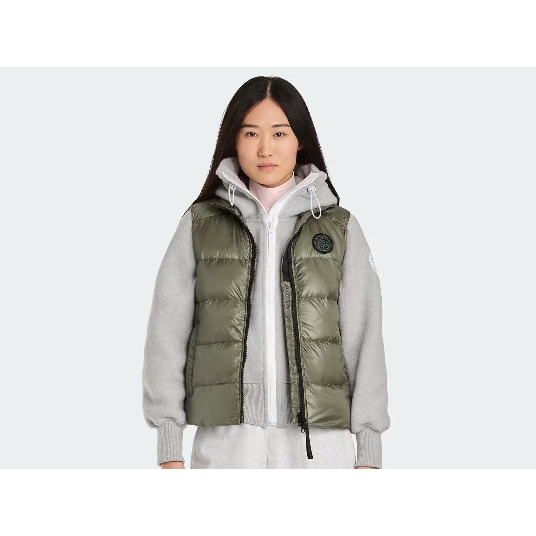 CYPRESS VEST - BLACK DISC-LADIES LIGHTWEIGHT COATS & JACKETS-CANADA GOOSE-JB Evans Fashions & Footwear