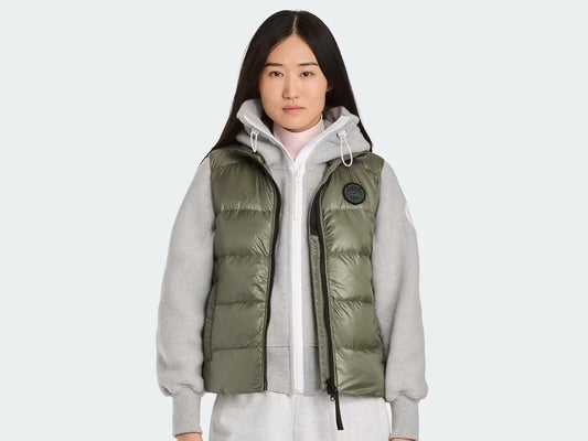 CYPRESS VEST - BLACK DISC-LADIES LIGHTWEIGHT COATS & JACKETS-CANADA GOOSE-JB Evans Fashions & Footwear