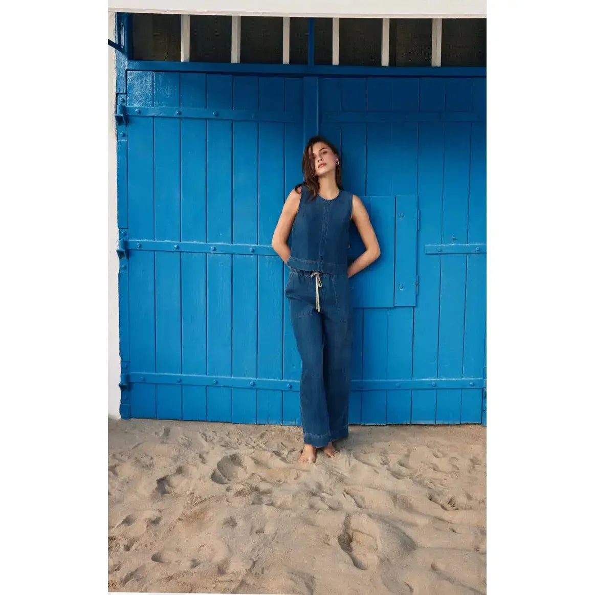 DAYCATION DENIM UTILITY PANT-LADIES PANTS-Z SUPPLY-JB Evans Fashions & Footwear