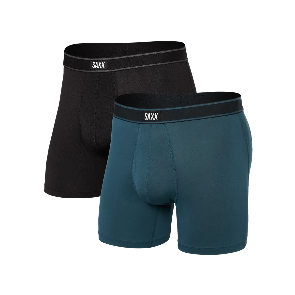 DAYTRIPPER COMFORT STRETCH BOXER BRIEF FLY 2PK-MENS UNDERWEAR-SAXX UNDERWEAR-JB Evans Fashions & Footwear