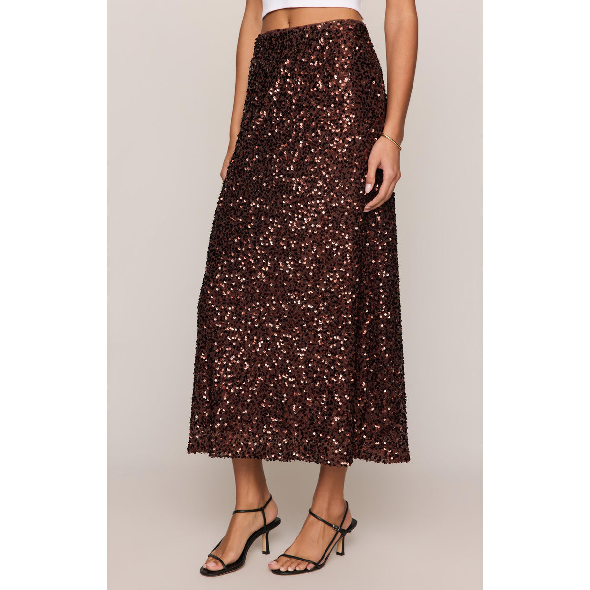 DAZZLE MIDI SKIRT-SKIRTS-Z SUPPLY-JB Evans Fashions & Footwear
