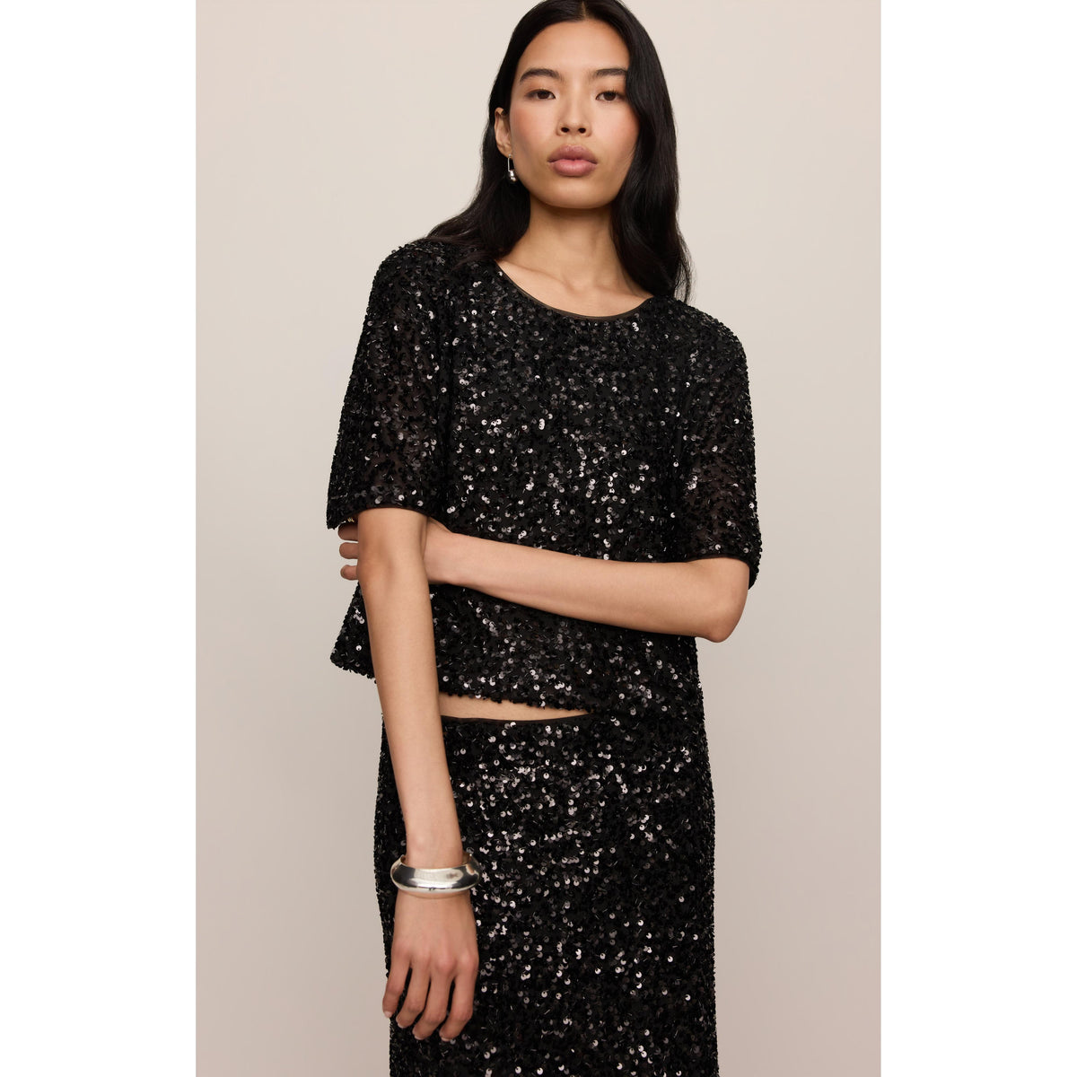 DAZZLE MIDI SKIRT-SKIRTS-Z SUPPLY-JB Evans Fashions & Footwear