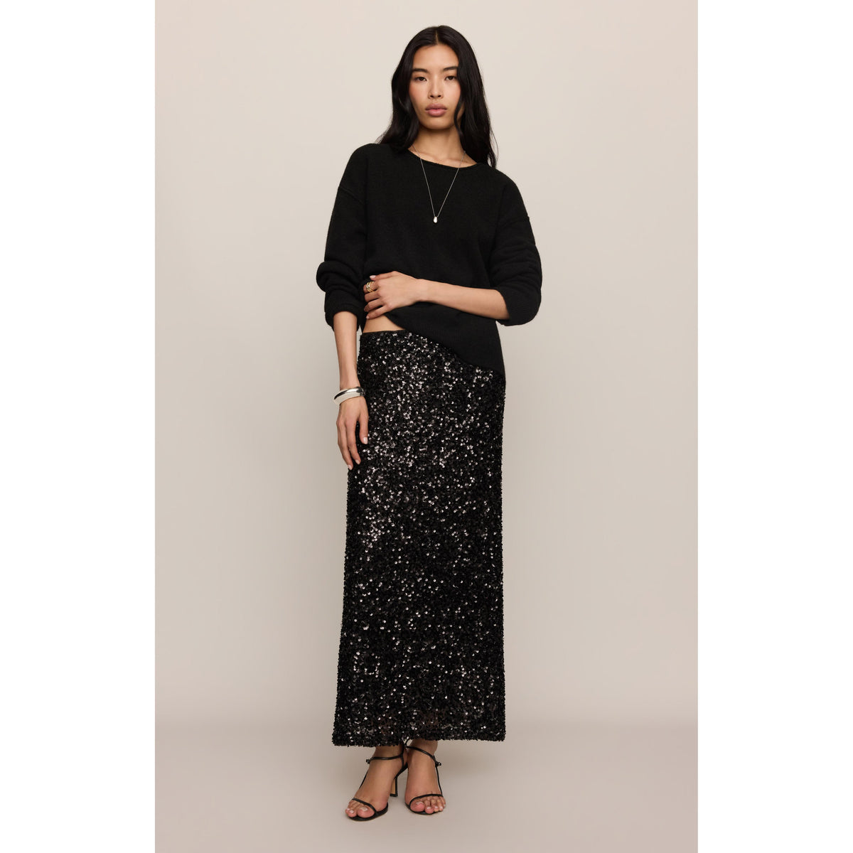 DAZZLE MIDI SKIRT-SKIRTS-Z SUPPLY-JB Evans Fashions & Footwear