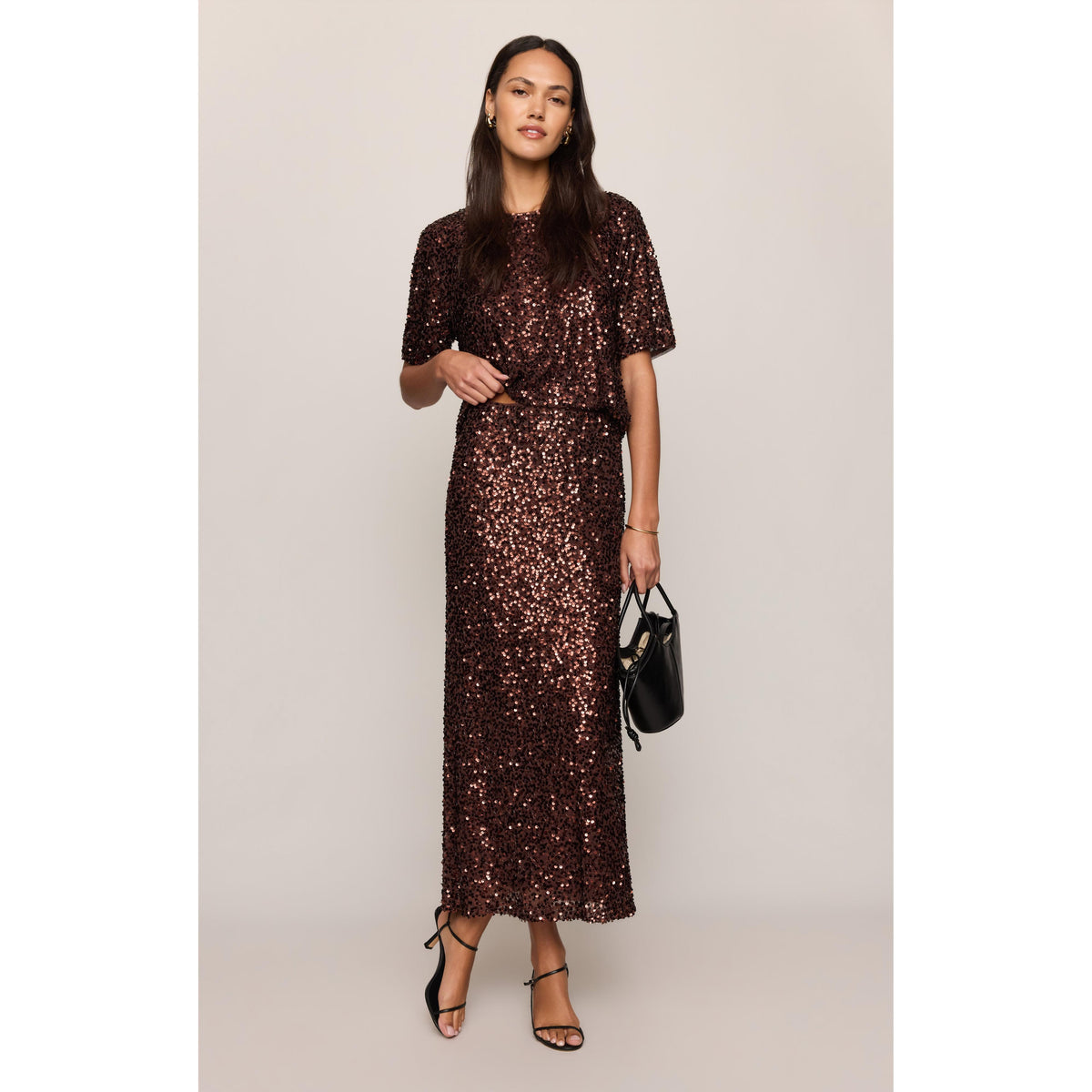 DAZZLE MIDI SKIRT-SKIRTS-Z SUPPLY-JB Evans Fashions & Footwear