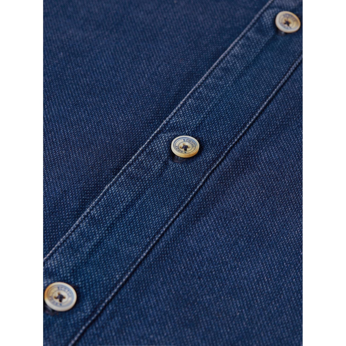 DENIM STRUCTURED REGULAR FIT SHIRT-MENS SHIRTS-SCOTCH & SODA-JB Evans Fashions & Footwear