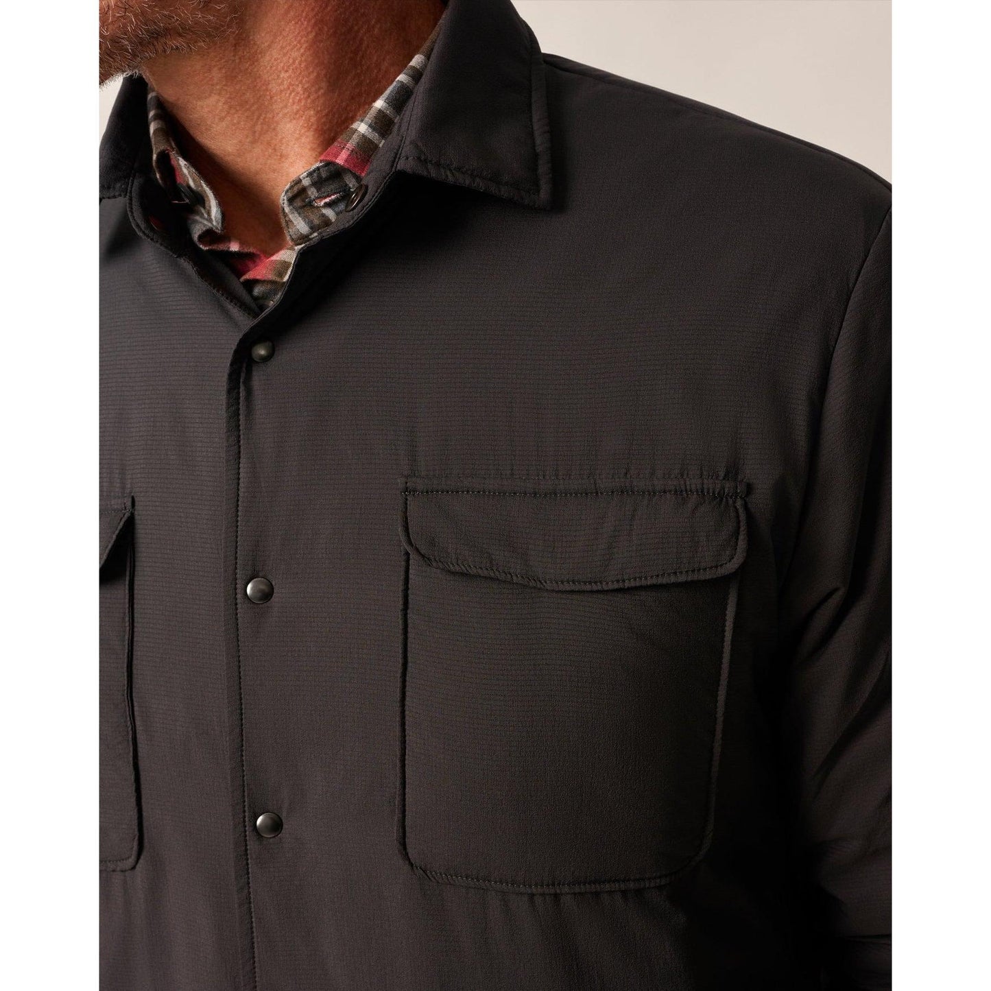 DENZEL SNAPFRONT SHIRT JACKET-MENS LIGHTWEIGHT COATS & JACKETS-JOHNNIE-O-JB Evans Fashions & Footwear